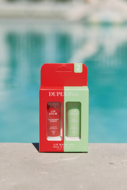 Lip Balm 2pck - Stawberry Sundae & Kiwi Smackers