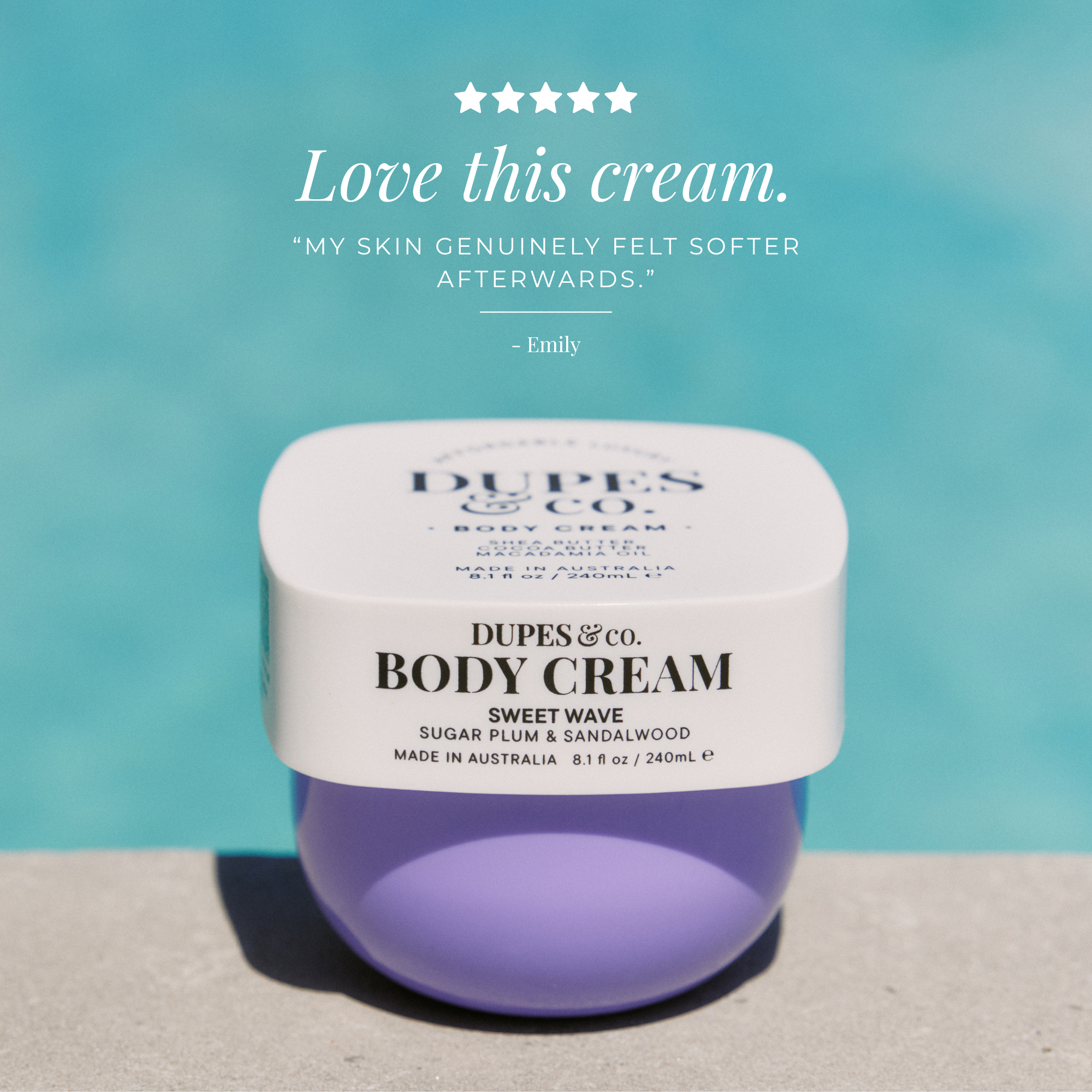 Sweet Wave Body Cream 240ml